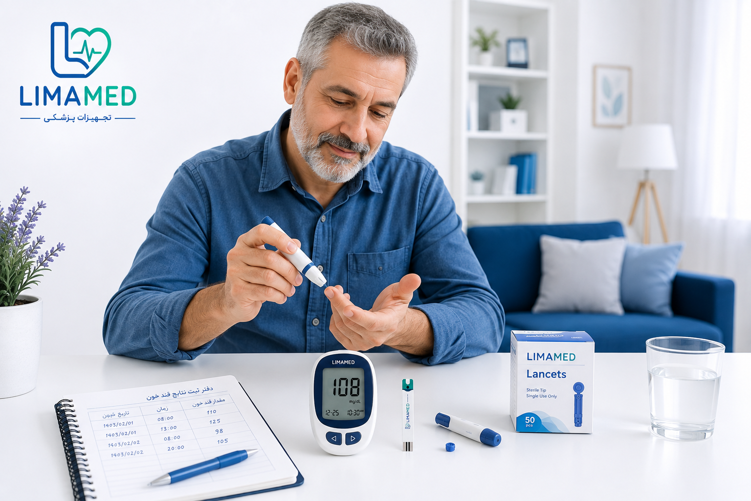 استفاده صحیح از اتولانست برای اندازهگیری قند خون در منزل