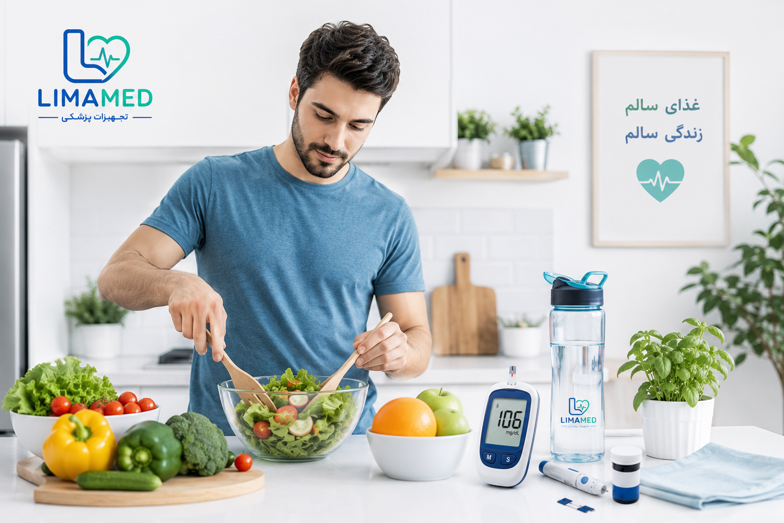 رژیم غذایی سالم برای کنترل دیابت و قند خون