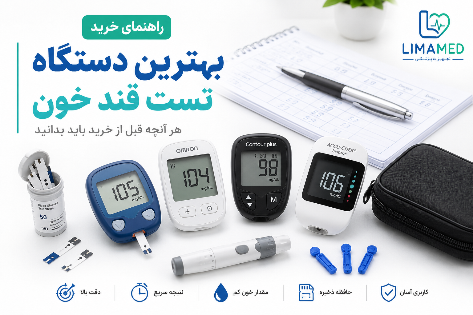 راهنمای خرید بهترین دستگاه تست قند خون
