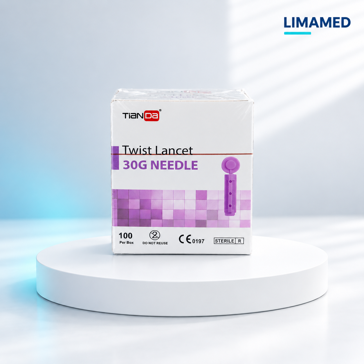 لنست چهار پر تیاندا 30G بسته 100 عددی