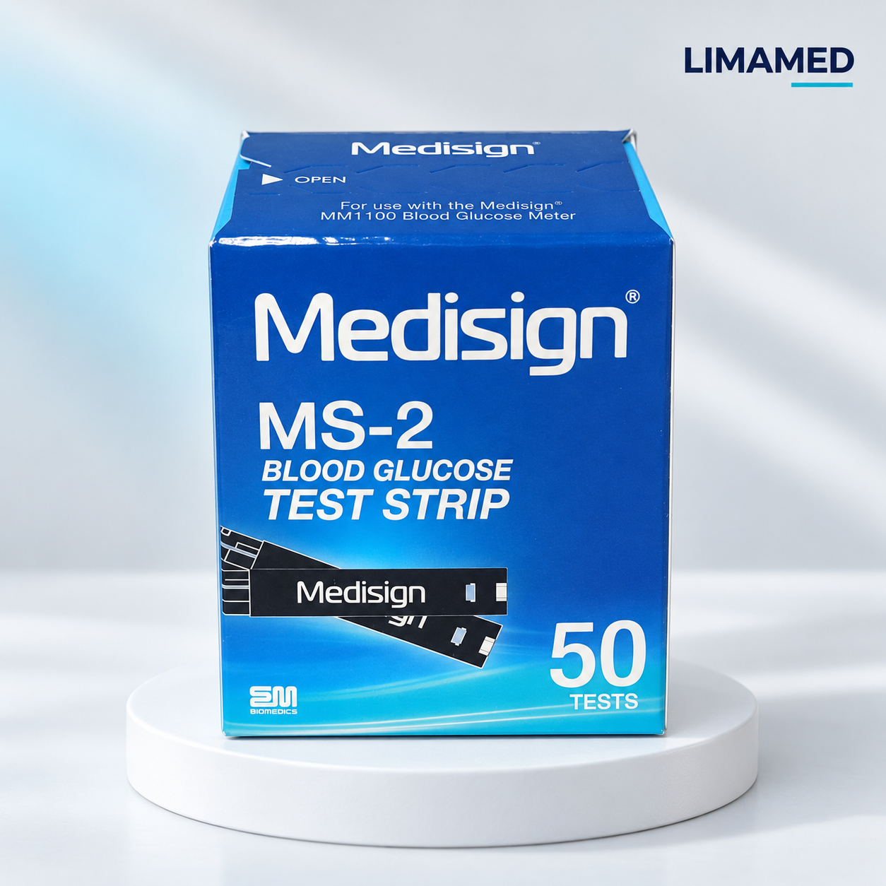 نوار تست قند خون مدیساین مدل MS-2 بسته 50 عددی