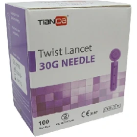 لنست چهار پر تیاندا 30G بسته 100 عددی