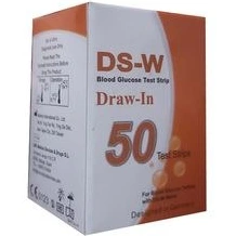 نوار تست قند خون دی اس دبلیو (DS-W) بسته 50 عددی