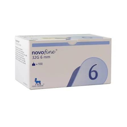 سرسوزن قلم انسولین نوا فاین NovoFine سایز 6 میلی متر